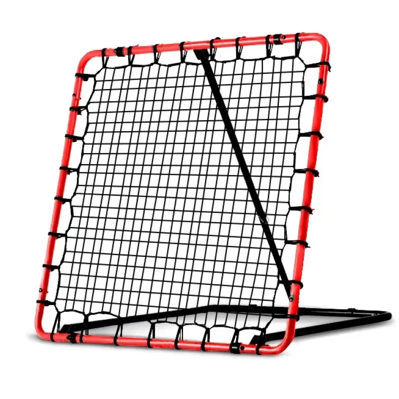 Сітка тренувальна для футболу Neo-Sport NS-491 Rebounder 120 x 120 х 107 см, червона