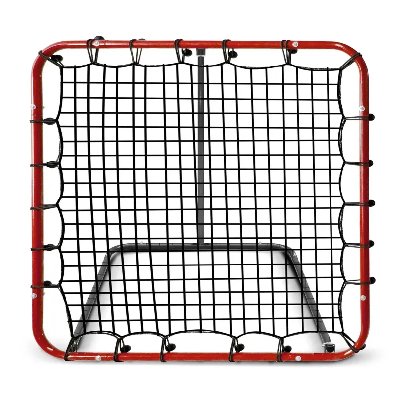 Сітка тренувальна для футболу Neo-Sport NS-491 Rebounder 120 x 120 х 107 см, червона