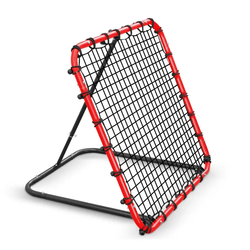 Сітка тренувальна для футболу Neo-Sport NS-491 Rebounder 120 x 120 х 107 см, червона