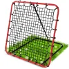 Сітка тренувальна для футболу Neo-Sport NS-491 Rebounder 120 x 120 х 107 см, червона
