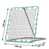 Сітка тренувальна для футболу Neo-Sport Rebounder 120 x 120 см, чорно-зелена