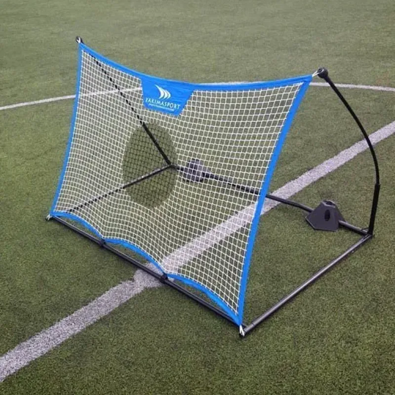 Сітка тренувальна для футболу Yakimasport Orlik Rebounder 150 х 100 см, біло-синя