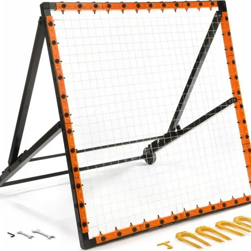 Сітка тренувальна для футболу Yakimasport Rebounder PRO 120 х 120 см, помаранчево-чорний
