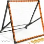Сітка тренувальна для футболу Yakimasport Rebounder PRO 120 х 120 см, помаранчево-чорний