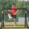 Сітка тренувальна для футболу Yakimasport Rebounder PRO 120 х 120 см, помаранчево-чорний Сітка тренувальна для футболу Yakimasport Rebounder PRO 120 х 120 см, помаранчево-чорний
