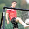 Сітка тренувальна для футболу Yakimasport Rebounder PRO 120 х 120 см, помаранчево-чорний Сітка тренувальна для футболу Yakimasport Rebounder PRO 120 х 120 см, помаранчево-чорний