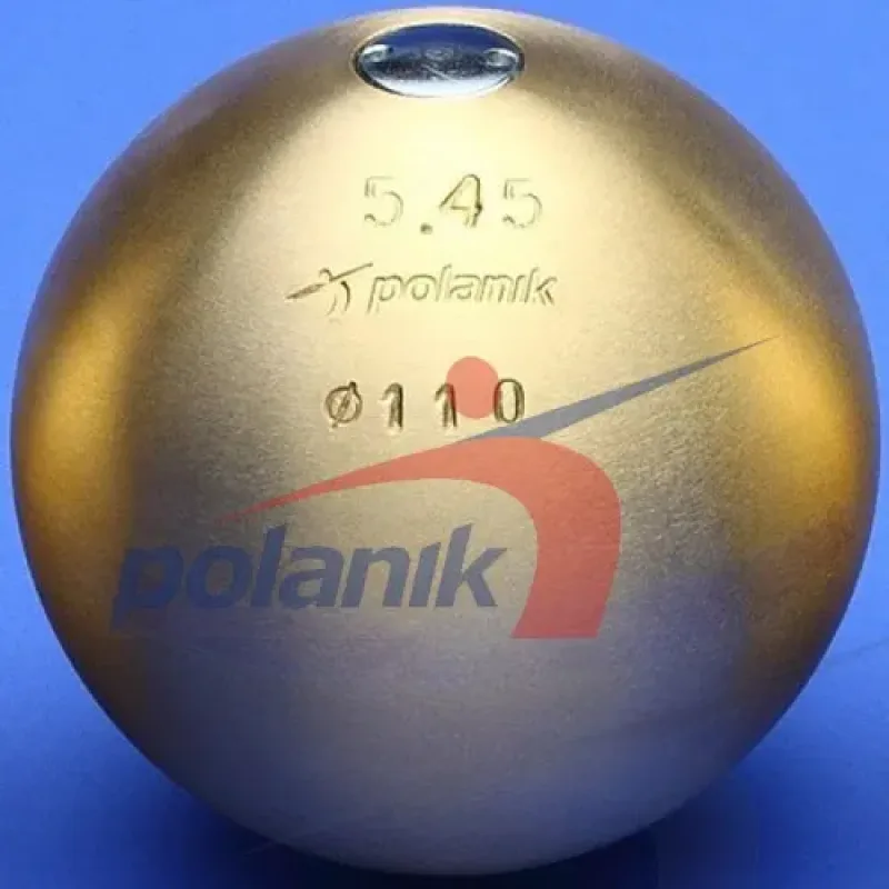 Куля латунна Polanik 5,45 кг, діам. 110 мм Куля латунна Polanik 5,45 кг, діам. 110 мм