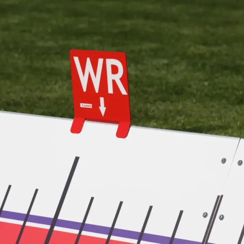 Мітка світового рекорду WR для покажчика відстані Polanik WR17-S283