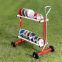 Стелаж для дисків на колесах Polanik DR-26-W