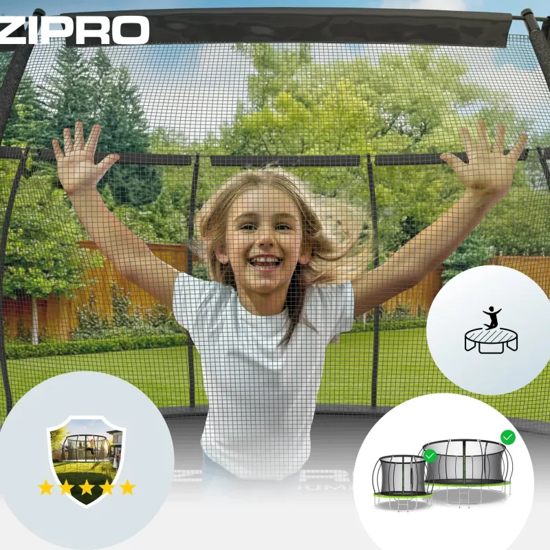 Батут Zipro Jump Pro Premium із внутрішньою сіткою 10FT (312 см)