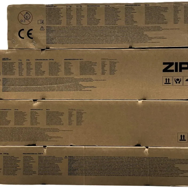 Батут Zipro Jump Pro Premium із внутрішньою сіткою 16FT (496 см)