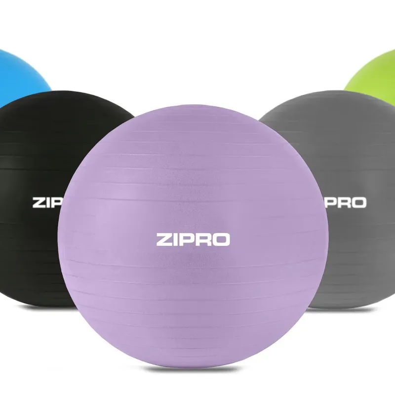 М'яч для фітнесу Zipro Anti-Burst 65см, фіолетовий М'яч для фітнесу Zipro Anti-Burst 65см, фіолетовий