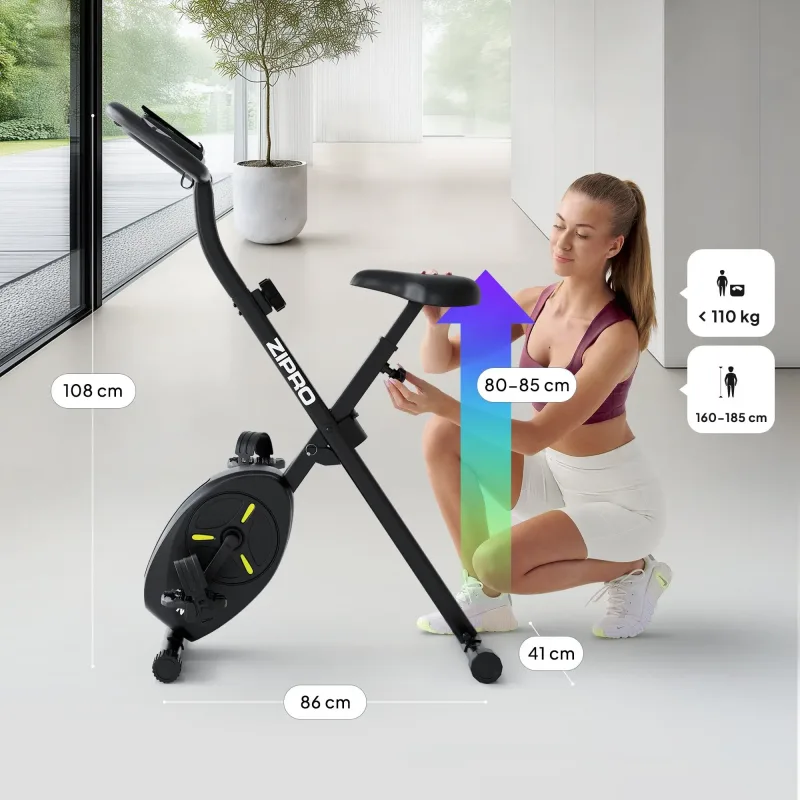 Складаний магнітний велотренажер Zipro Eclipse X Складаний магнітний велотренажер Zipro Eclipse X