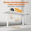 Комп'ютерний стіл SENSE7 NOJO LIGHT 120×60 см з електричним регулюванням висоти, білий Комп'ютерний стіл SENSE7 NOJO LIGHT 120×60 см з електричним регулюванням висоти, білий