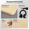 Комп'ютерний стіл SENSE7 NOJO LIGHT 120×60 см з електричним регулюванням висоти, світло-коричнево-чорний Комп'ютерний стіл SENSE7 NOJO LIGHT 120×60 см з електричним регулюванням висоти, світло-коричнево-чорний