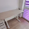 Комп'ютерний стіл SENSE7 NOJO LIGHT 120×60 см з електричним регулюванням висоти, світло-коричнево-білий Комп'ютерний стіл SENSE7 NOJO LIGHT 120×60 см з електричним регулюванням висоти, світло-коричнево-білий