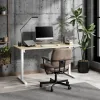 Комп'ютерний стіл SENSE7 NOJO LIGHT 140×70 см з електричним регулюванням висоти, світло-коричнево-білий Комп'ютерний стіл SENSE7 NOJO LIGHT 140×70 см з електричним регулюванням висоти, світло-коричнево-білий