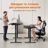 Комп'ютерний стіл SENSE7 NOJO LIGHT 120×60 см з електричним регулюванням висоти, чорний Комп'ютерний стіл SENSE7 NOJO LIGHT 120×60 см з електричним регулюванням висоти, чорний
