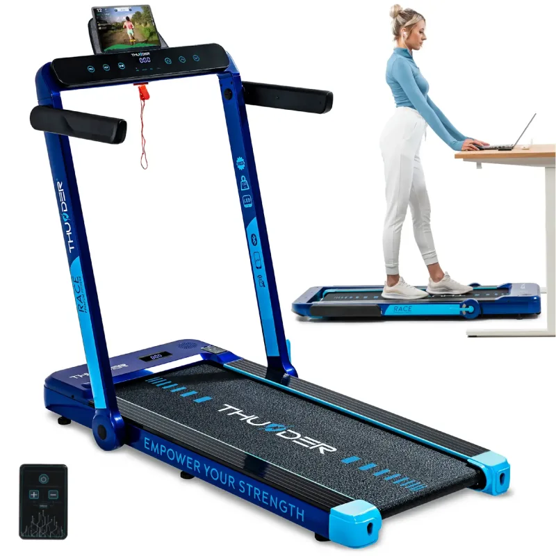 Бігова доріжка електрична THUNDER RACE-BLUE Бігова доріжка електрична THUNDER RACE-BLUE