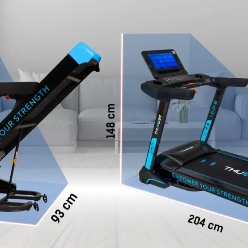 Бігова доріжка електрична THUNDER IGNITE-S-TFT-BLACK