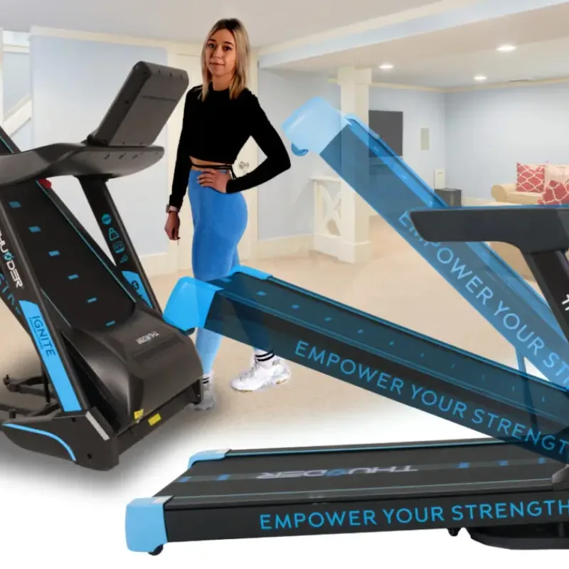 Бігова доріжка електрична THUNDER IGNITE-S-TFT-BLACK