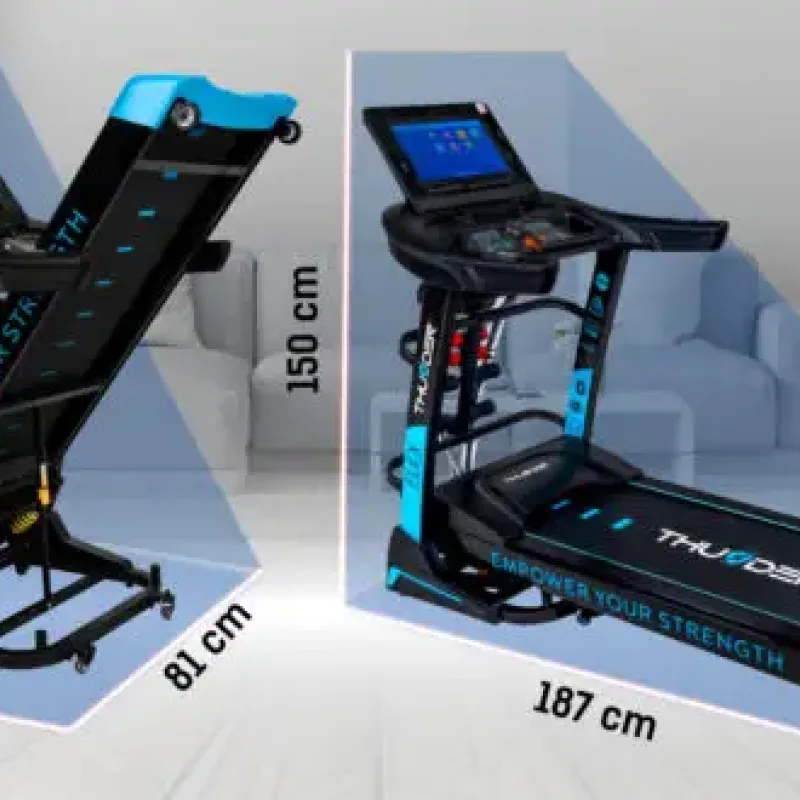 Бігова доріжка електрична THUNDER FLEX-DS-TFT-BLACK Бігова доріжка електрична THUNDER FLEX-DS-TFT-BLACK
