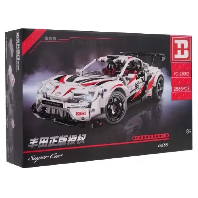Дитячий конструктор Машинка Super Car GT86 2586 ел. Біла Дитячий конструктор Машинка Super Car GT86 2586 ел. Біла