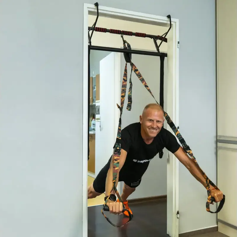 Підвісна система для силових тренувань inSPORTline MultiTrainer, камуфляж