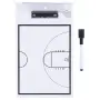 Дошка тактична баскетбольна inSPORTline BK71 40 х 24 см, чорно-біла