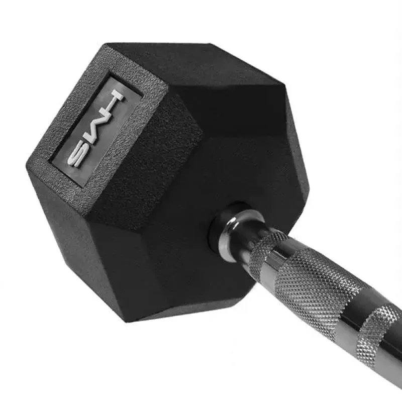 Гантель шестигранна HMS HEX PRO 47,5 кг Гантель шестигранна HMS HEX PRO 47,5 кг