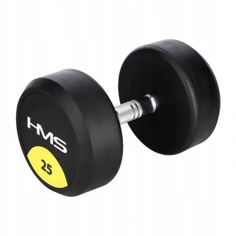 Гантель прогумована HMS HG PRO, 25 кг