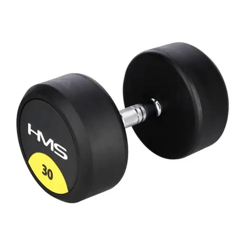 Гантель прогумована HMS HG PRO, 30 кг