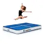 Килимок надувний inSPORTline Aircase 200x140 см, біло-синій