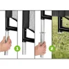 Ворота футбольні EXIT Maestro 180 x 120 см, чорні Ворота футбольні EXIT Maestro 180 x 120 см, чорні