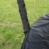 Батут inSPORTline Flea PRO з внутрішньою сіткою 244 см чорний