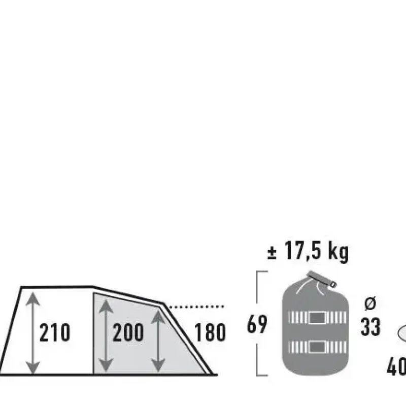 Піший намет High Peak Bozen 5