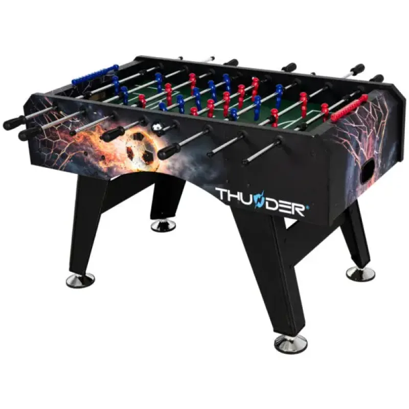 Настільний футбол THUNDER 5FT FIREBALL, 140 х 74 х 88 см Настільний футбол THUNDER 5FT FIREBALL, 140 х 74 х 88 см