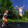 Батут THUNDER INSIDE ULTRA з внутрішньою сіткою 8 футів 244 см чорно-блакитний