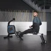 Веслувальний тренажер магнітний inSPORTline inCondi RW600 чорний Веслувальний тренажер магнітний inSPORTline inCondi RW600 чорний