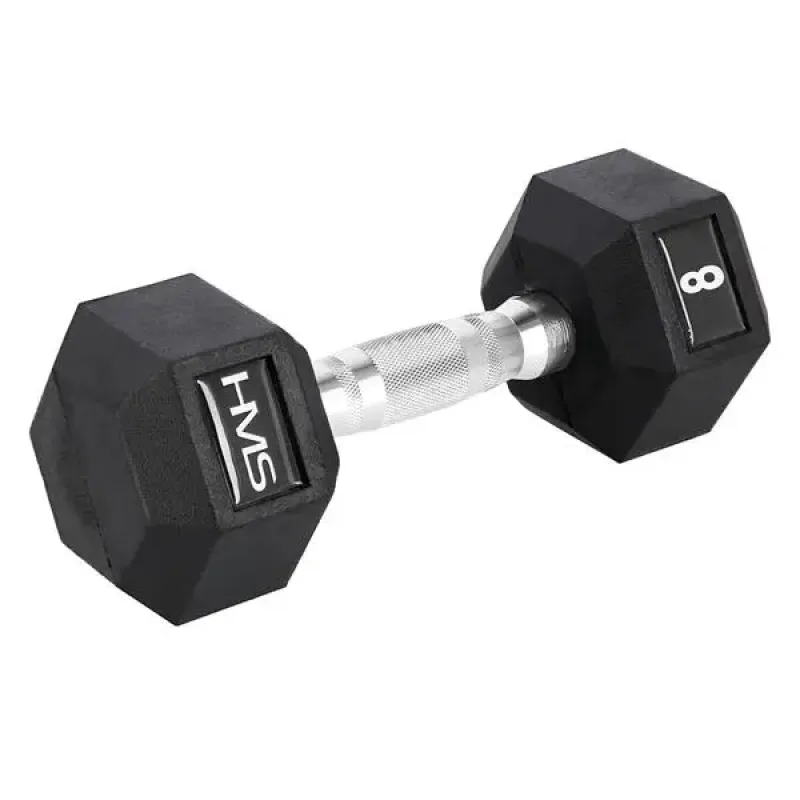 Гантель шестигранна HMS HEX PRO, 8 кг