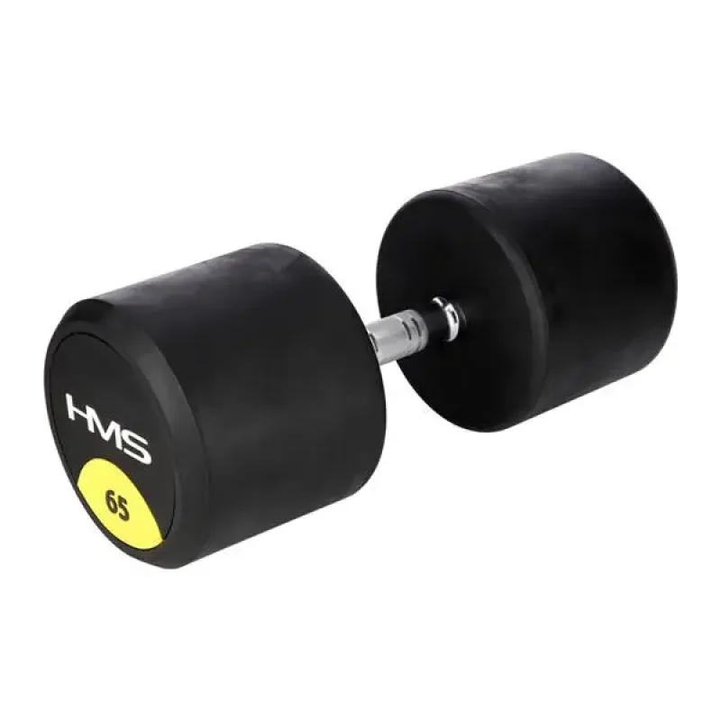 Гантель прогумована HMS HG PRO, 65 кг