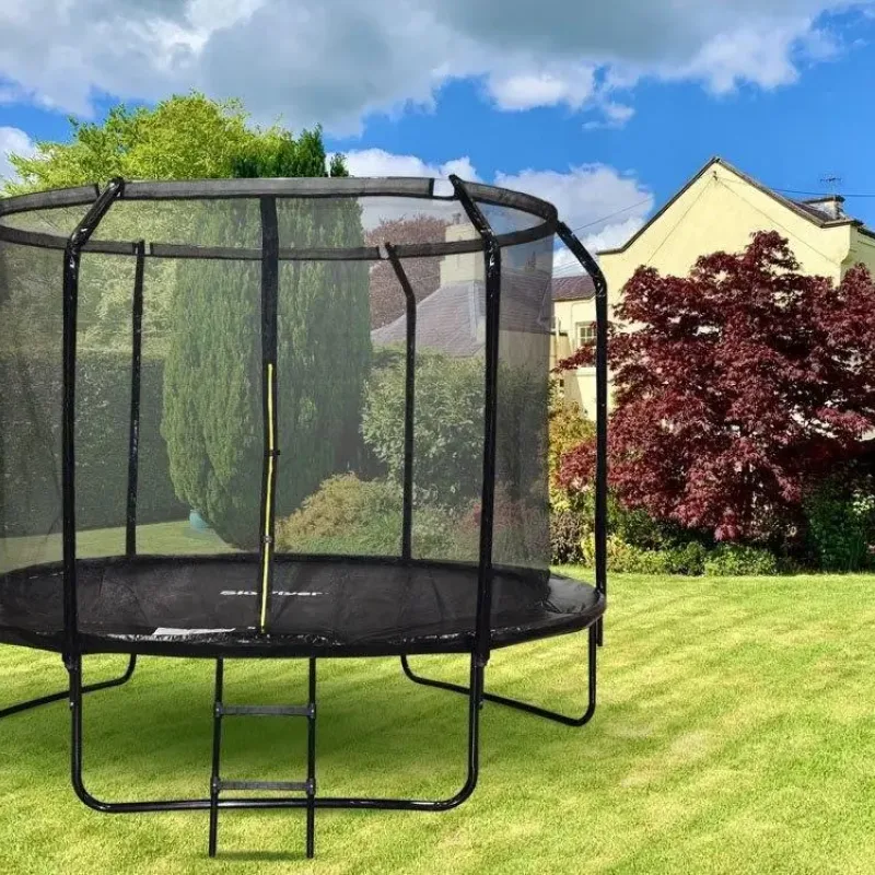 Батут SkyFlyer TR0034 з внутрішньою сіткою 10 футів 304 см чорний Батут SkyFlyer TR0034 з внутрішньою сіткою 10 футів 304 см чорний