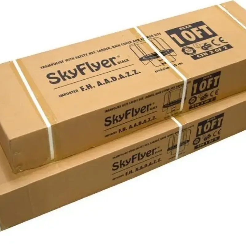 Батут SkyFlyer TR0034 з внутрішньою сіткою 10 футів 304 см чорний