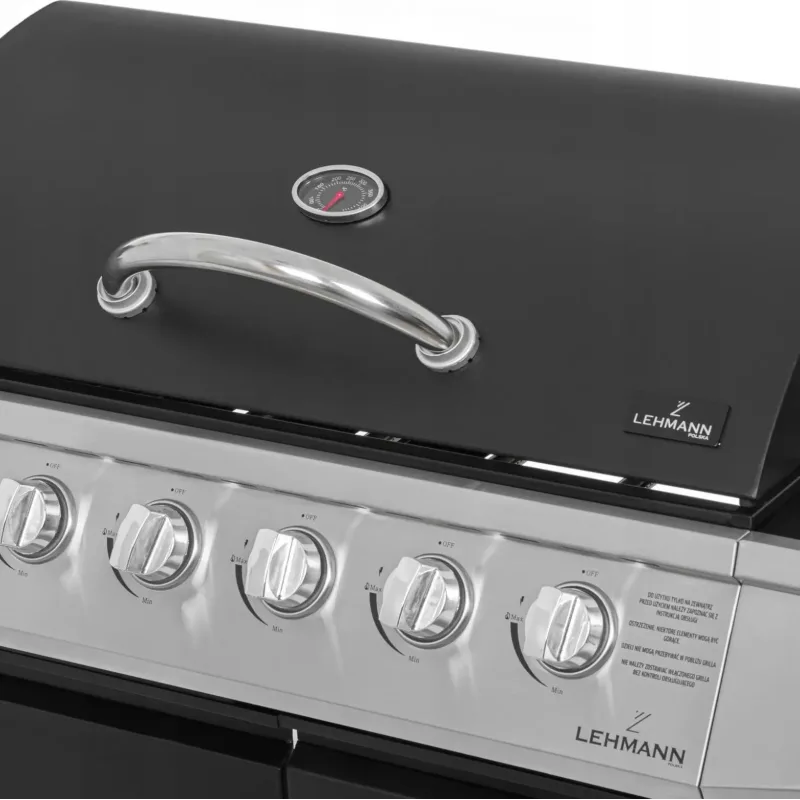 Газовий гриль LEHMANN VEGAS 12.8 kW 33.5 см x 72 см