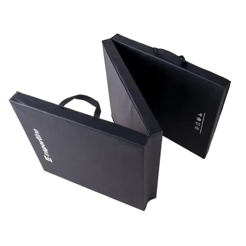 Мат гімнастичний inSPORTline Trifold 180 x 60 x 5 см, чорний Мат гімнастичний inSPORTline Trifold 180 x 60 x 5 см, чорний