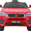 Дитяча акумуляторна машинка BMW X6M Червона