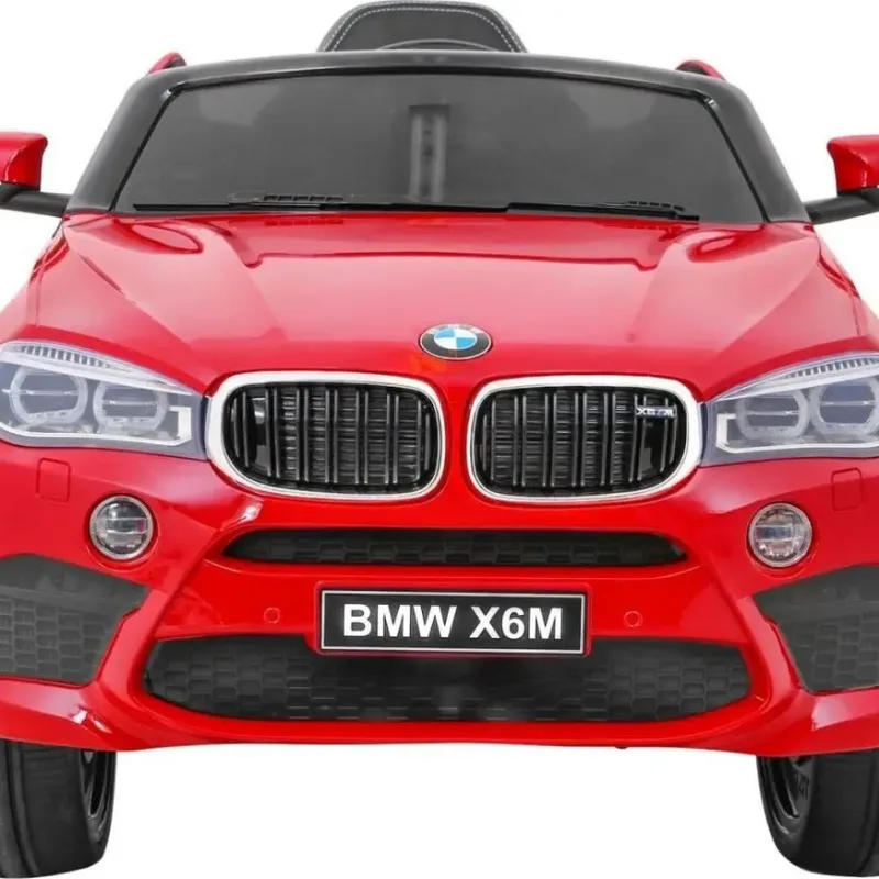Дитяча акумуляторна машинка BMW X6M Червона