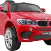Дитяча акумуляторна машинка BMW X6M Червона