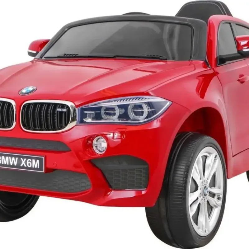 Дитяча акумуляторна машинка BMW X6M Червона