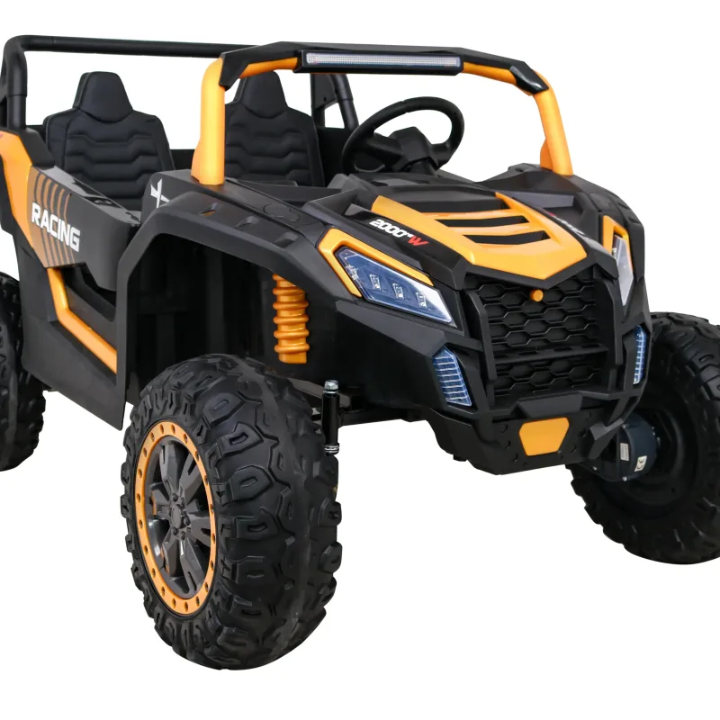 ATV Racing Баггі для 2 дітей Gold + 4x4 Drive + Пульт + Повільний старт + MP3 LED